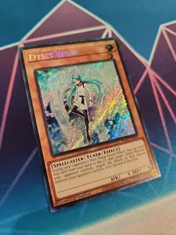 Yu-Gi-Oh Effect Veiler Secret Rare Card RA01-EN003 NM 1st Edition - Image 2
