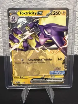 2024 Illustration Contest Toxtricity 215 Pokemon Card SV Promo NM - Image 4