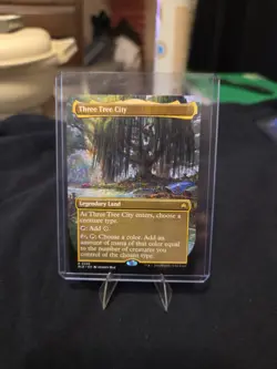 Magic The Gathering Three Tree City #338 Borderless Bloomburrow Card - Image 1