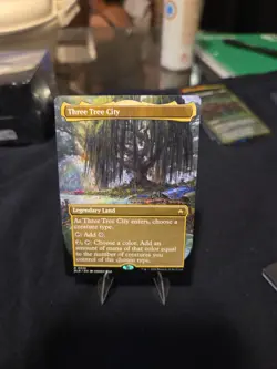 Magic The Gathering Three Tree City #338 Borderless Bloomburrow Card - Image 2