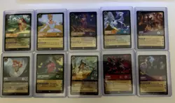 Disney Lorcana 10 Card Lot - M/NM+ - Image 1