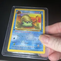 Omanyte 52/62 1st Edition NM/M Card Fossil Base Set Pokemon TCG 1999 Wizards - Image 3
