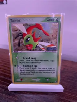 Pokemon Yanma Card Unseen Forces 50/115 Reverse Holo Stamped LP - Image 1