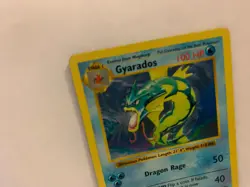 Genuine Gyarados Shadowless 6/102 Base Set Holo Rare Vintage Pokemon Card (2) - Image 3