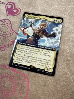 MTG Tidus, Yuna's Guardian (Extended Art) - Commander (FIC) FFX MYTHIC 0187 - Image 3