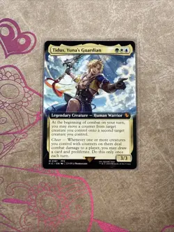 MTG Tidus, Yuna's Guardian (Extended Art) - Commander (FIC) FFX MYTHIC 0187 - Image 5