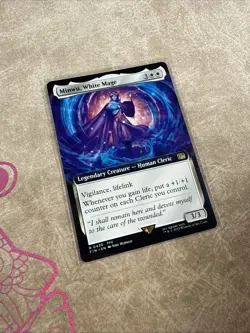 x1 Minwu, White Mage - Extended Art R MTG Final Fantasy M/NM, English - Image 2