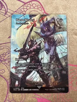 x4 Baron Rivalry - Deadly Dispute - Showcase U MTG Final Fantasy: Through the Ag - Image 1