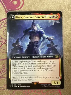 KUJA, GENOME SORCERER Extended Art - Final Fantasy MTG Magic: the Gathering - Image 1
