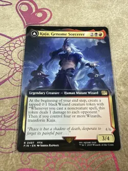 KUJA, GENOME SORCERER Extended Art - Final Fantasy MTG Magic: the Gathering - Image 4
