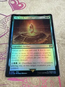 MTG The Earth Crystal - FOIL - Final Fantasy - Image 4