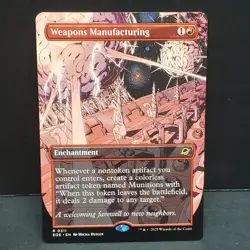 Weapons Manufacturing (Borderless) (Foil) 0311 (R) MTG Edge of Eternities (EOE) - Image 1