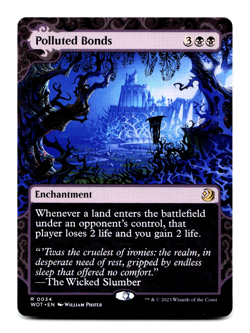 Polluted Bonds [Wilds of Eldraine: Enchanting Tales] MTG Magic NM/M 💀💀 - Image 1