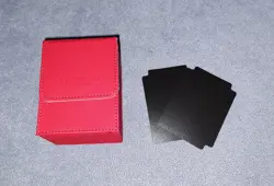 Mlikero Premium Deck Box for MTG -Red- 100+ Sleeved Card Capacity w/ 2 Dividers - Image 4