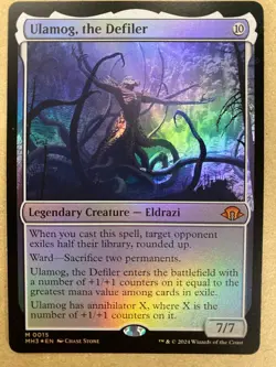 MTG 1x FOIL Ulamog, the Defiler # 15 Modern Horizons 3 Magic the Gathering x1 NM - Image 1