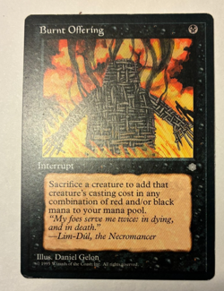 MTG Burnt Offering Age NM common - Image 1