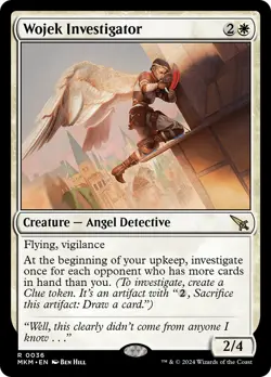 MTG Wojek Investigator (Red) [Murders at Karlov Manor] Foil Near Mint Magic - Image 1