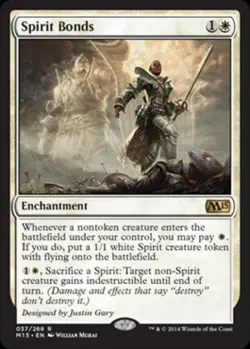 Spirit Bonds - Light Play MTG Magic 2015 Core Set - Image 1