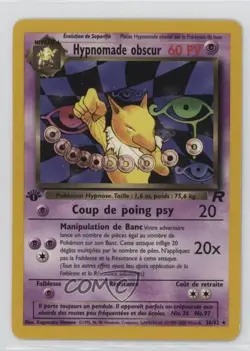 Dark Hypno French 1st Ed. Pokemon Team Rocket #26 2000 - Image 1