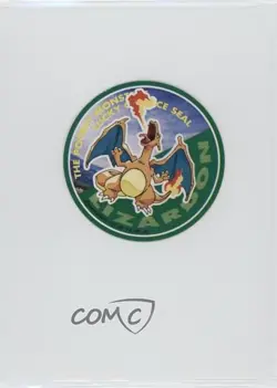 Charizard Stickers Meiji Pokemon Lucky Chance Seal #006 1998 - Image 1