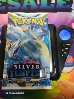 22.1 Grams 🔥 HEAVY 🔥 Pokemon TCG Silver Tempest Booster Pack! FACTORY SEALED✅ - Image 1