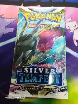 22.1 Grams 🔥 HEAVY 🔥 Pokemon TCG Silver Tempest Booster Pack! FACTORY SEALED✅ - Image 3