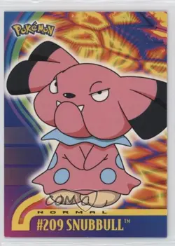 Snubbull Topps Pokemon TV Animation Edition Johto Series 1 #209 2001 - Image 1