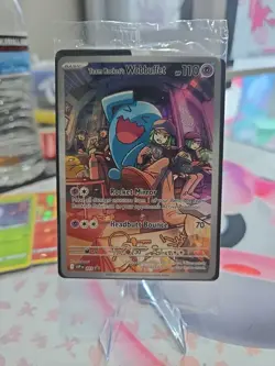 Destined Rivals Team Rocket's Wobbuffet - SVP 203 - SEALED ETB Promo Pokemon TCG - Image 1