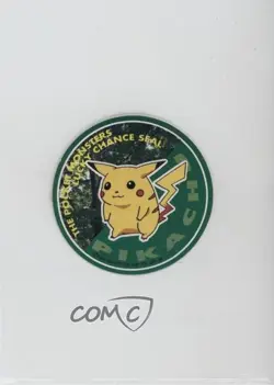 Pikachu Stickers Meiji Pokemon Lucky Chance Seal #25 1998 - Image 1
