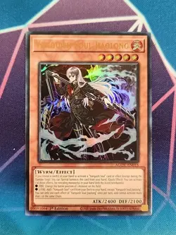 Yugioh Vanquish Soul Jiaolong AGOV-EN018 Ultra Rare 1st Ed - Image 1