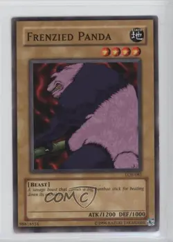Frenzied Panda YuGiOh Legend of Blue Eyes White Dragon #LOB-081 2002 READ - Image 1