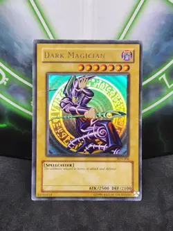 Yugioh Dark Magician SDY-006 Ultra Rare MP NA Print - Image 1