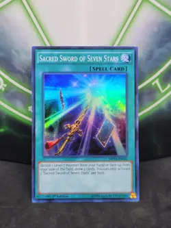 Yugioh Sacred Sword Of Seven Stars MP14-EN042 Super Rare 1st Edition NM - Image 1