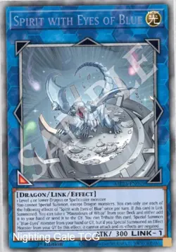 Yugioh! Spirit with eyes of blue Starlight Rare 2025 tin MP25-EN049 ships 9/5 - Image 1