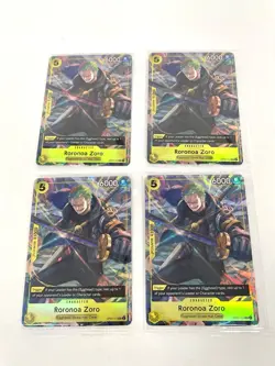 Roronoa Zoro (Illustration Box Vol.3) OP07-113 One Piece Promo Cards Sealed X4 - Image 1