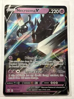 Necrozma V 063/163 Ultra Rare Card SWSH05: Battle Styles NM Pokemon TCG - Image 1