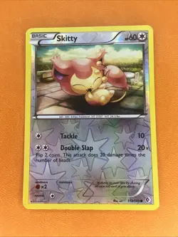 Skitty 113/149 Common Reverse Holo Pokemon Card Boundaries Crossed - LP - Image 1