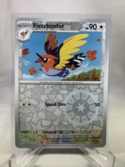 Fletchinder 122/142 Stellar Crown Reverse Holo Pokemon Card - Image 1