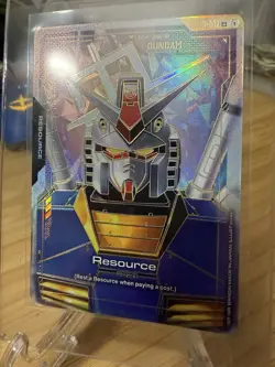 Gundam card Game Resource Gundam RX-78 C++ Newtype Rising GD01 R-002 parallel - Image 1