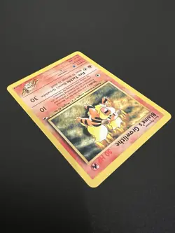 Blaine’s Growlithe 35/132 Gym Heroes Unlimited 2000 Pokemon Card Uncommon NM - Image 4