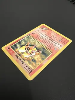 Blaine’s Growlithe 35/132 Gym Heroes Unlimited 2000 Pokemon Card Uncommon NM - Image 5