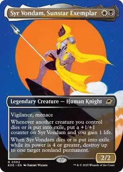 Syr Vondam, Sunstar Exemplar - Borderless - Edge of Eternities - EOE MTG - Image 1