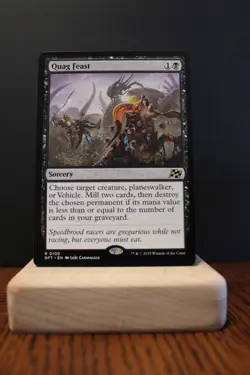 Quag Feast #100 Aetherdrift Rare MTG NM/M - Image 1