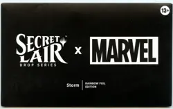 Magic the Gathering Secret Lair x Marvel's Storm Rainbow Foil Edition MTG Sealed - Image 1