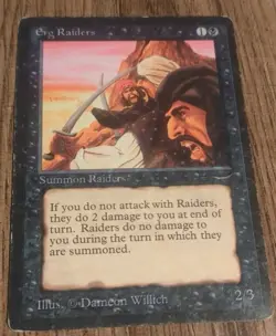 MTG Erg Raiders x1- -Arabian Nights - Moderately Played 1993 - Image 1
