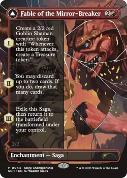 MTG Fable Of The Mirror Breaker Store Championship Promo Foil MTG Magic #P0044 - Image 1