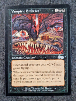Vampiric Embrace - Urza's Saga - MTG Magic the Gathering MINT no play (DS3D1K7) - Image 1