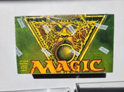 MTG Visions Booster Box English Factory Sealed Vintage 1997 Magic + Acrylic Case - Image 4