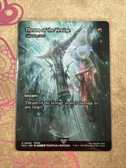 MTG Thrum of the Vestige - Lightning Bolt (Showcase): FINAL FANTASY FFXIII 0040 - Image 1