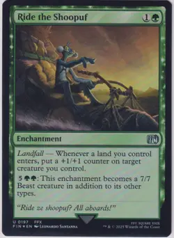 MTG Ride the Shoopuf Final Fantasy (Foil) Uncommon - Image 1